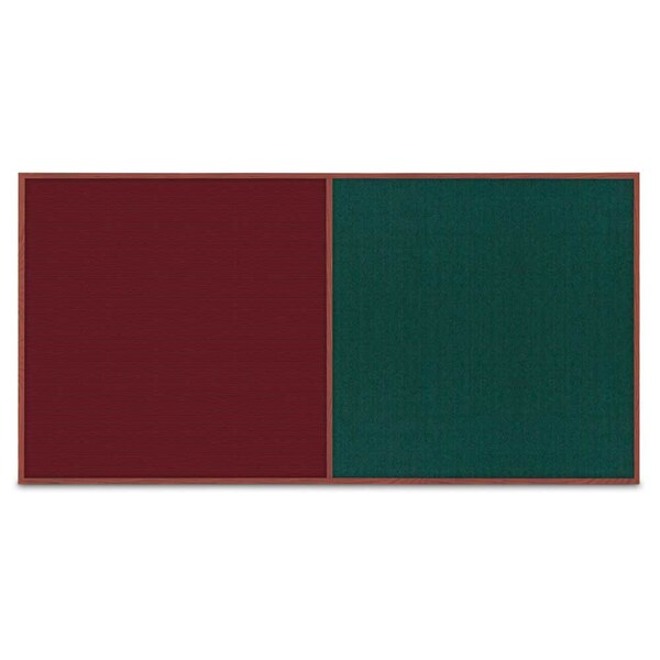 Enclosed Corkboard, 1 Door, 72"x48", 4" Fra